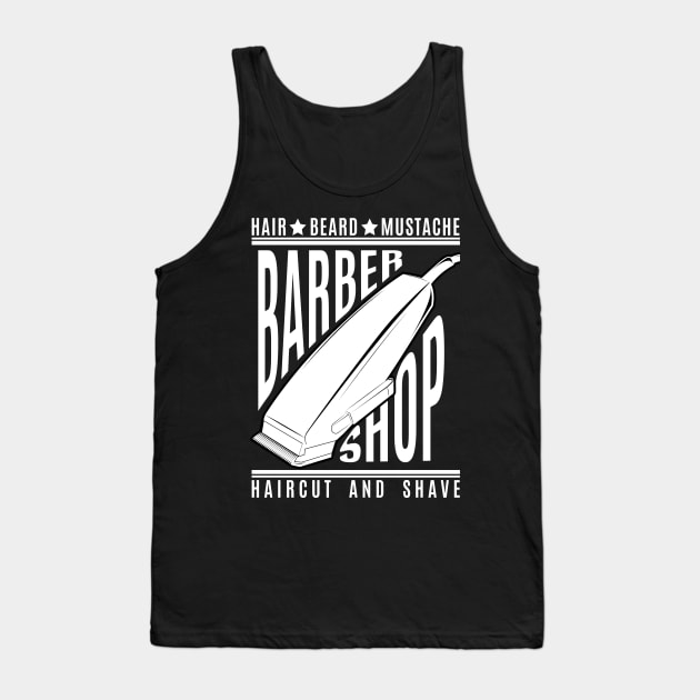 Funny Get Faded Barber Hairdresser Hair Cut Maker Barbershop Tank Top by LEGO